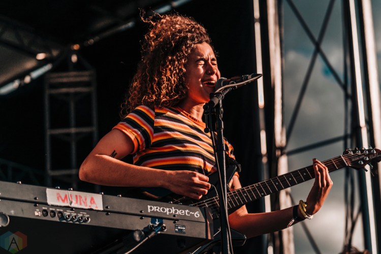 Muna performs at NXNE Port Lands in Toronto on June 24, 2017. (Photo: Nicole De Khors/Aesthetic Magazine)