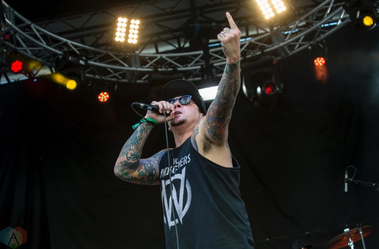 P.O.D performs at Montebello Rockfest in Montebello, Quebec on June 24, 2017. (Photo: Greg Matthews/Aesthetic Magazine)