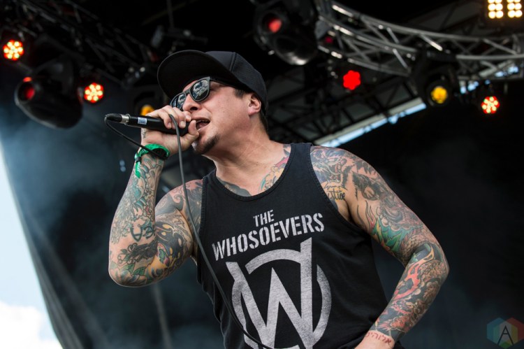P.O.D performs at Montebello Rockfest in Montebello, Quebec on June 24, 2017. (Photo: Greg Matthews/Aesthetic Magazine)