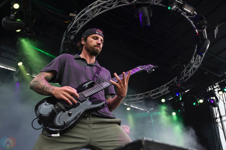 Parkway Drive performs at Montebello Rockfest in Montebello, Quebec on June 23, 2017. (Photo: Greg Matthews/Aesthetic Magazine)