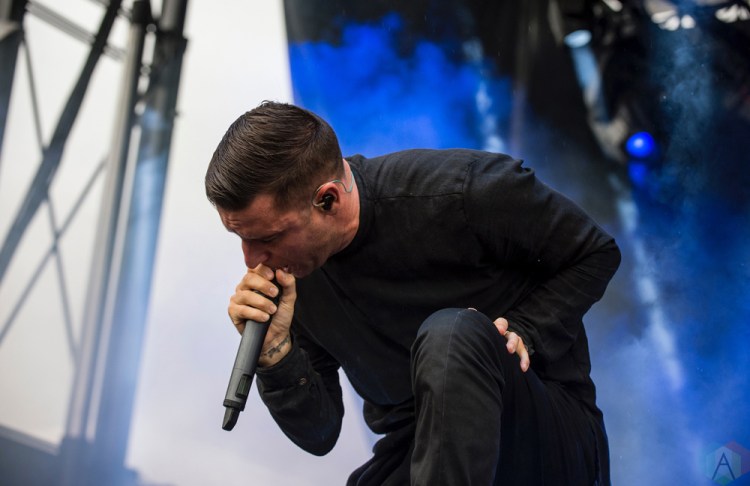 Parkway Drive performs at Montebello Rockfest in Montebello, Quebec on June 23, 2017. (Photo: Greg Matthews/Aesthetic Magazine)