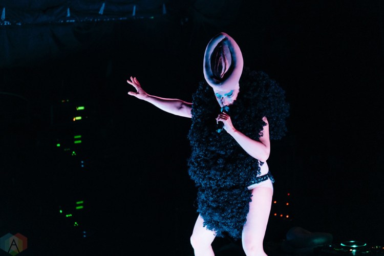 Peaches performs at the Phoenix Concert Theatre in Toronto on June 19, 2017 during NXNE. (Photo: Nicole De Khors/Aesthetic Magazine)