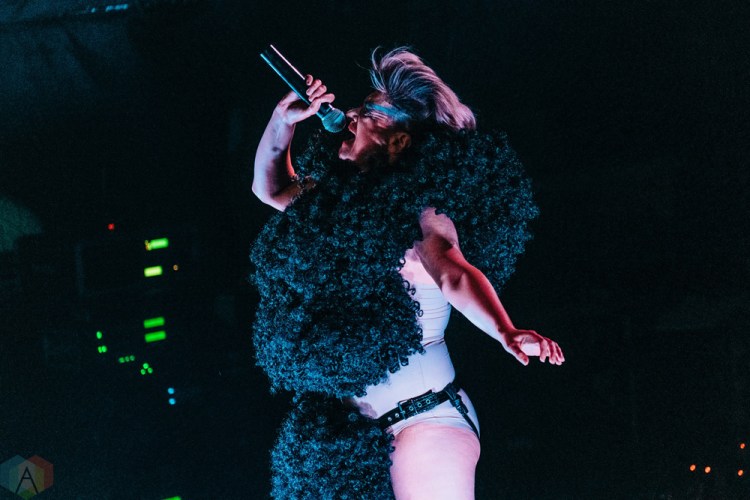 Peaches performs at the Phoenix Concert Theatre in Toronto on June 19, 2017 during NXNE. (Photo: Nicole De Khors/Aesthetic Magazine)