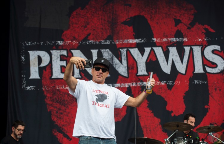 Pennywise performs at Montebello Rockfest in Montebello, Quebec on June 23, 2017. (Photo: Greg Matthews/Aesthetic Magazine)