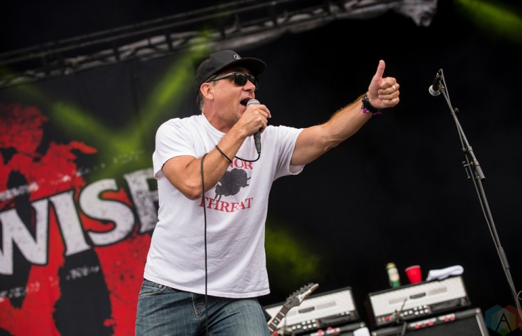 Pennywise performs at Montebello Rockfest in Montebello, Quebec on June 23, 2017. (Photo: Greg Matthews/Aesthetic Magazine)