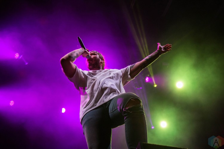 Post Malone performs at the Port Lands in Toronto on June 23, 2017 during NXNE. (Photo: Sarah McNeil/Aesthetic Magazine)
