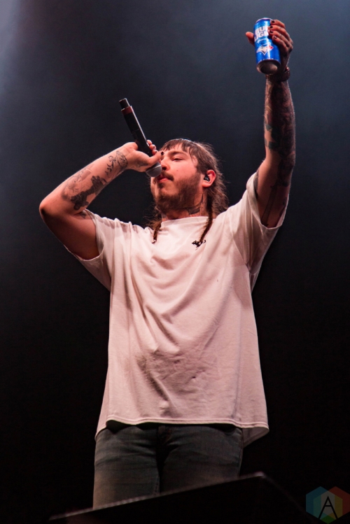 Post Malone performs at the Port Lands in Toronto on June 23, 2017 during NXNE. (Photo: Sarah McNeil/Aesthetic Magazine)