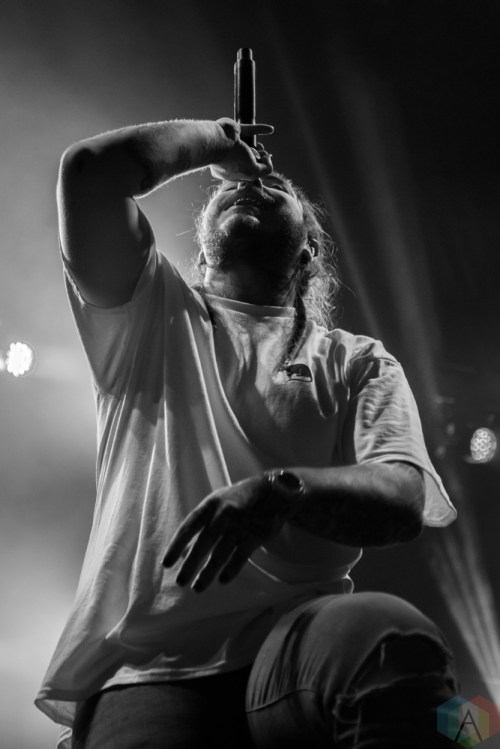 Post Malone performs at the Port Lands in Toronto on June 23, 2017 during NXNE. (Photo: Sarah McNeil/Aesthetic Magazine)