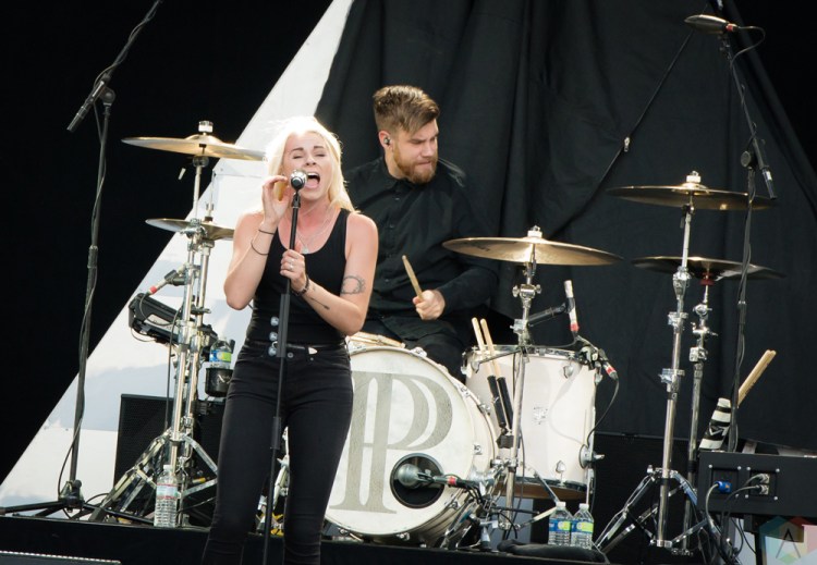 PVRIS performs at Bold Sphere Music at Champions Square in New Orleans on June 8, 2017. (Photo: Kelli Binnings/Aesthetic Magazine)