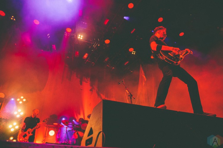 Rise Against performs at Budweiser Stage in Toronto on June 11, 2017. (Photo: Rick Clifford/Aesthetic Magazine)