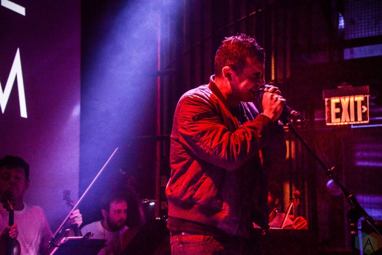 Rostam performs at Public Arts in New York City on June 8, 2017. (Photo: Alx Bear/Aesthetic Magazine)