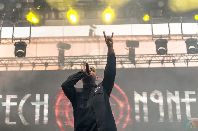 Tech N9ne performs at the Bunbury Music Festival in Cincinnati on June 3, 2017. (Photo: Taylor Ohryn/Aesthetic Magazine)