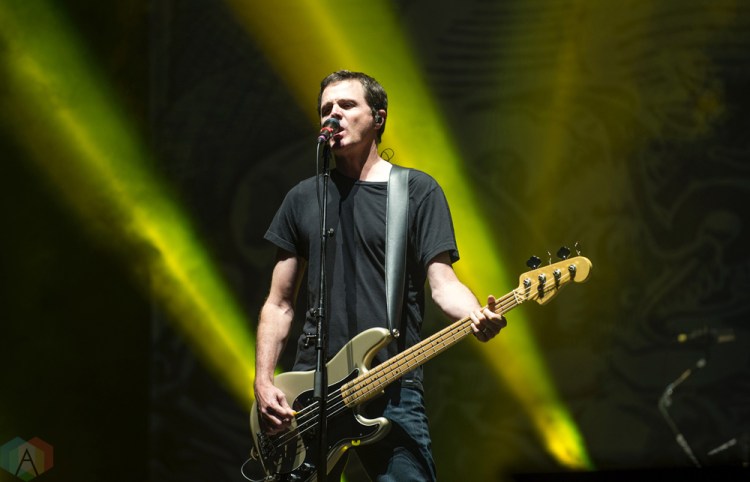 The Offspring performs at Montebello Rockfest in Montebello, Quebec on June 23, 2017. (Photo: Greg Matthews/Aesthetic Magazine)