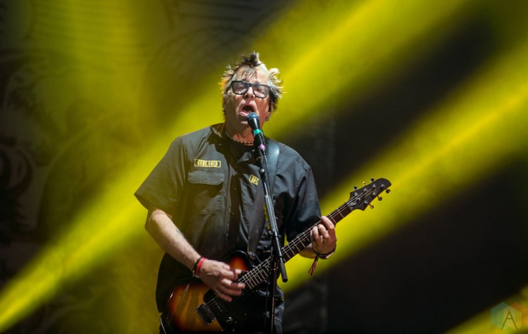 The Offspring performs at Montebello Rockfest in Montebello, Quebec on June 23, 2017. (Photo: Greg Matthews/Aesthetic Magazine)
