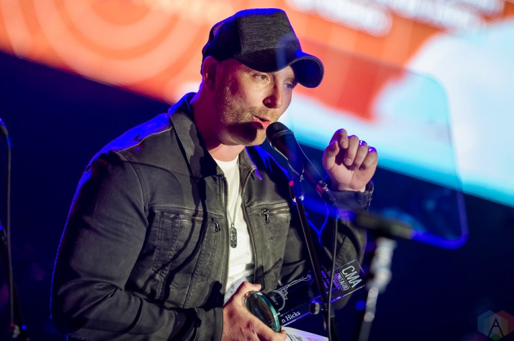 Tim Hicks at the 2017 CMAO Awards at Centennial Hall in London, Ontario on June 11, 2017. (Photo: Orest Dorosh/Aesthetic Magazine)