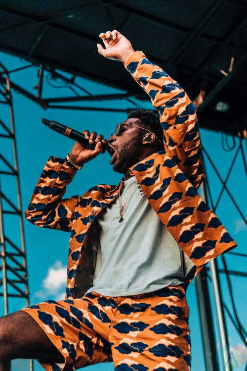 Tinie Tempah performs at NXNE Port Lands in Toronto on June 24, 2017. (Photo: Nicole De Khors/Aesthetic Magazine)