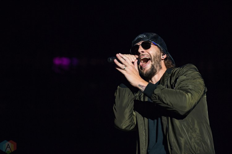 Avenged Sevenfold performs at Rogers Centre in Toronto on July 16, 2017. (Photo: Lisa Mark/Aesthetic Magazine)