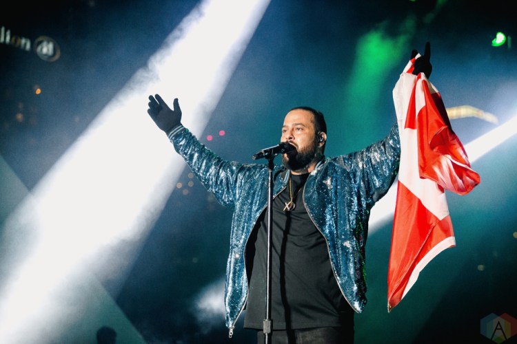 Belly performs at Nathan Phillips Square in Toronto on July 3, 2017. (Photo: Anton Mak/Aesthetic Magazine)