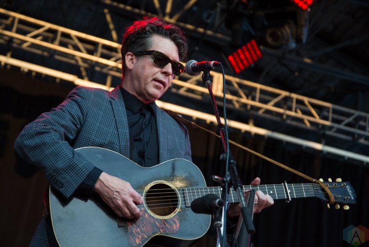 Billy Bragg and Joe Henry perform at Hillside Festival on July 16, 2017. (Photo: Morgan Hotston/Aesthetic Magazine)