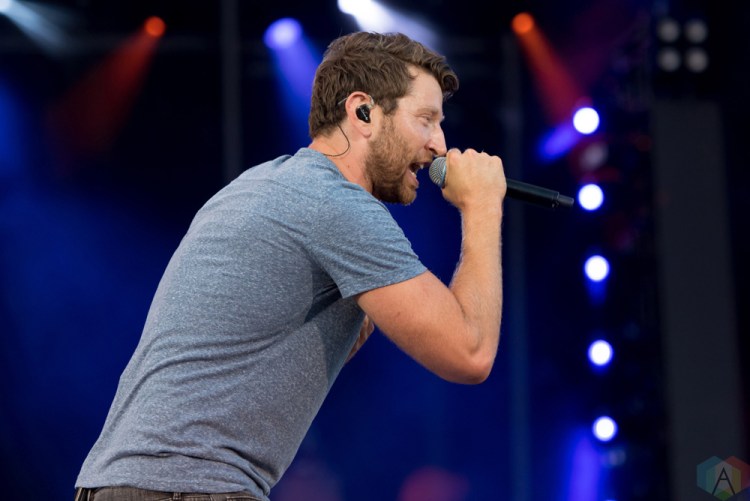 Brett Eldredge performs at the Faster Horses Music Festival in Michigan on July 23, 2017. (Photo: Jennifer Boris/Aesthetic Magazine)