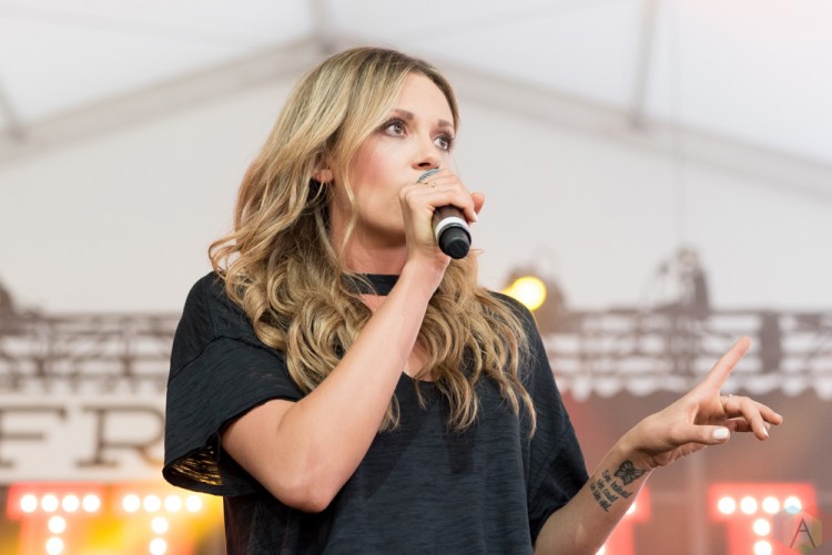 Carly Pearce performs at Faster Horses Music Festival in Michigan on July 21, 2017. (Photo: Jennifer Boris/Aesthetic Magazine)
