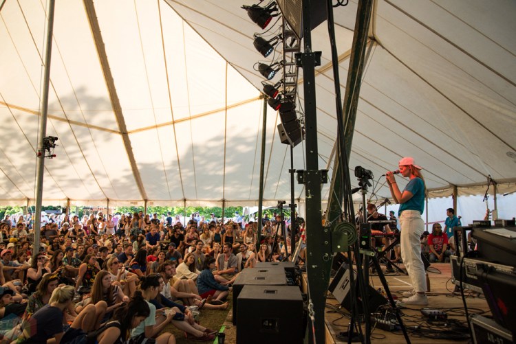 Charlotte Day Wilson performs at Hillside Festival on July 15, 2017. (Photo: Morgan Hotston/Aesthetic Magazine)