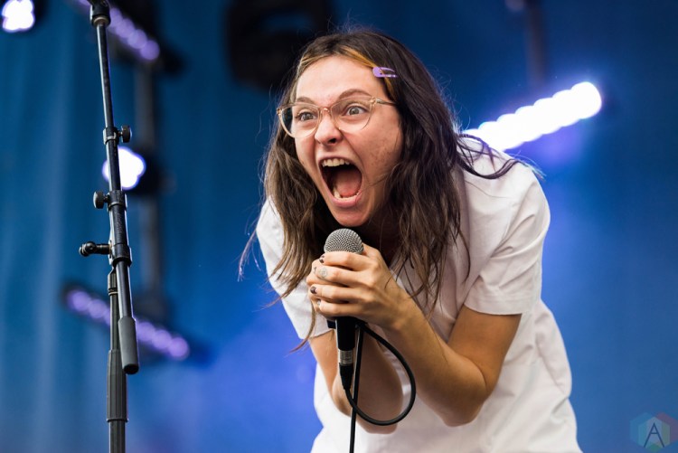 Cherry Glazerr performs at Pitchfork Festival in Chicago on July 15, 2017. (Photo: Katie Kuropas/Aesthetic Magazine)