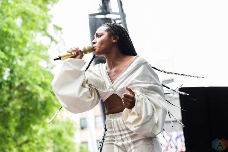 Dawn Richards performs at Pitchfork Festival in Chicago on July 14, 2017. (Photo: Katie Kuropas/Aesthetic Magazine)