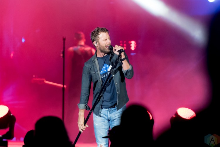 Dierks Bentley performs at Faster Horses Music Festival in Michigan on July 21, 2017. (Photo: Jennifer Boris/Aesthetic Magazine)