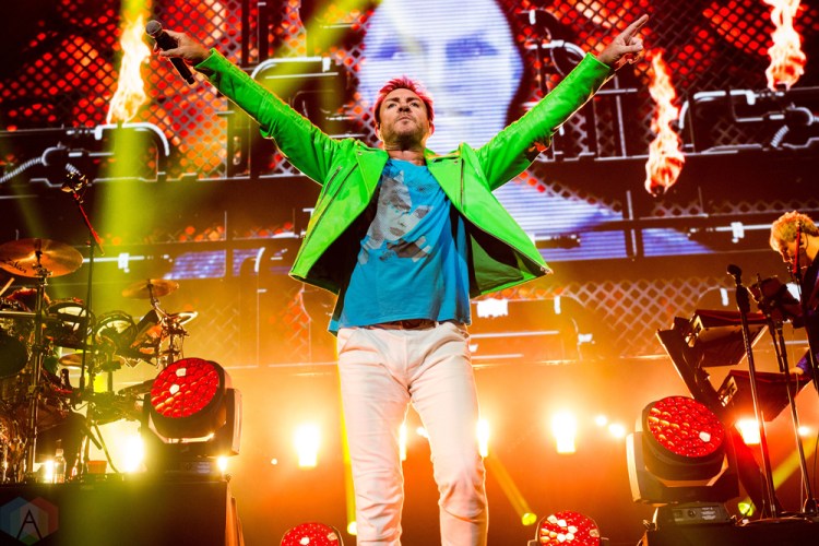 Duran Duran performs at Rogers Place in Edmonton on July 10, 2017. (Photo: Dana Zuk/Aesthetic Magazine)