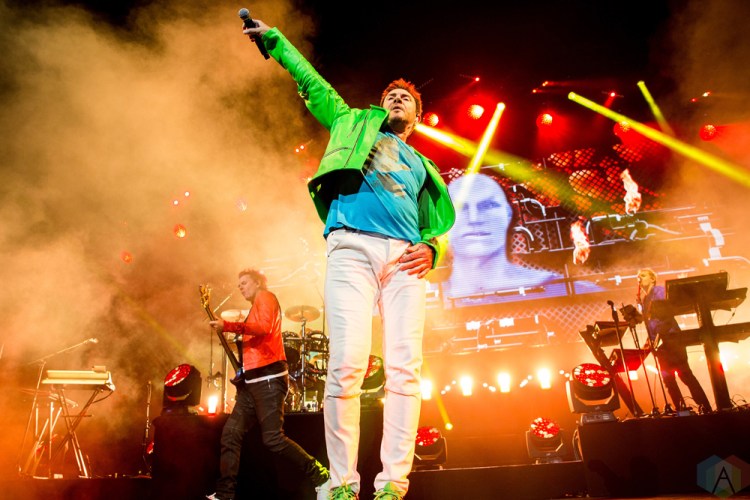 Duran Duran performs at Rogers Place in Edmonton on July 10, 2017. (Photo: Dana Zuk/Aesthetic Magazine)