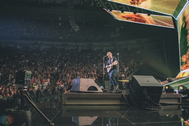 Ed Sheeran performs at the Air Canada Centre in Toronto on July 7, 2017. (Photo: Rick Clifford/Aesthetic Magazine)