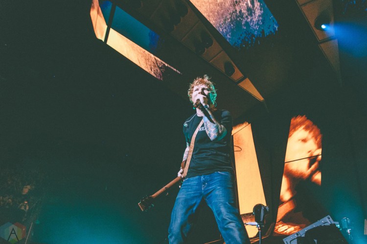 Ed Sheeran performs at the Air Canada Centre in Toronto on July 7, 2017. (Photo: Rick Clifford/Aesthetic Magazine)