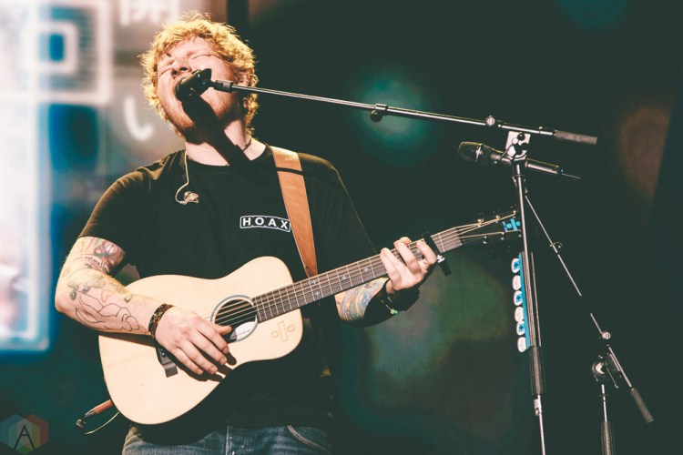 Ed Sheeran performs at the Air Canada Centre in Toronto on July 7, 2017. (Photo: Rick Clifford/Aesthetic Magazine)