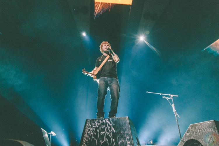 Ed Sheeran performs at the Air Canada Centre in Toronto on July 7, 2017. (Photo: Rick Clifford/Aesthetic Magazine)