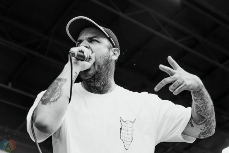 Emmure performs at the 2017 Warped Tour at the Lakewood Amphitheatre in Atlanta on June 29, 2017. (Photo: Irma Ali/Aesthetic Magazine)