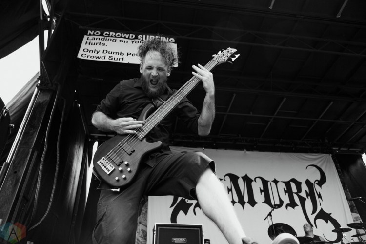 Emmure performs at the 2017 Warped Tour at the Lakewood Amphitheatre in Atlanta on June 29, 2017. (Photo: Irma Ali/Aesthetic Magazine)