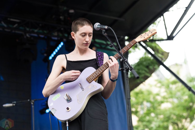Frankie Cosmos performs at Pitchfork Festival in Chicago on July 14, 2017. (Photo: Katie Kuropas/Aesthetic Magazine)