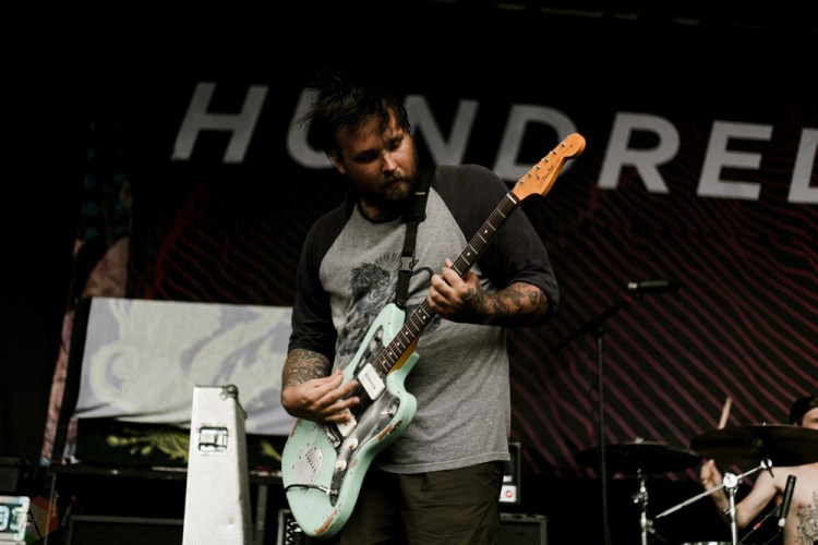 Hundredth performs at the 2017 Warped Tour at the Lakewood Amphitheatre in Atlanta on June 29, 2017. (Photo: Irma Ali/Aesthetic Magazine)