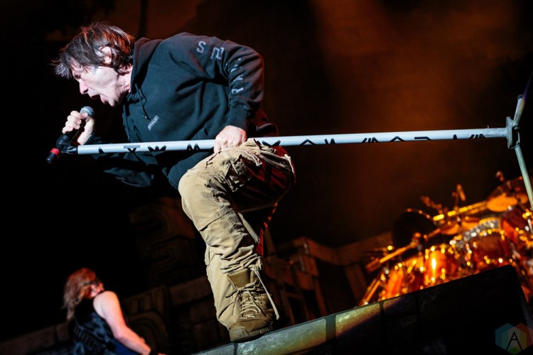 Iron Maiden performs at Budweiser Stage in Toronto on July 15, 2017. (Photo: David McDonald/Aesthetic Magazine)