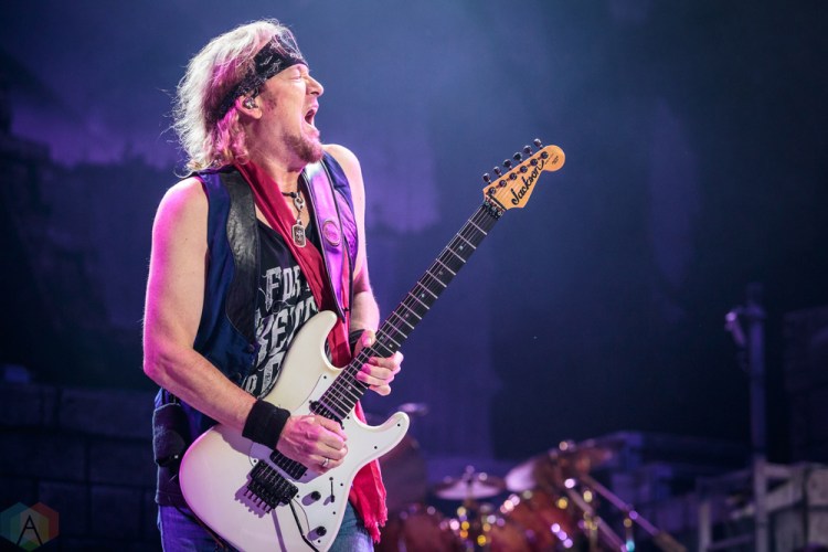 Iron Maiden performs at Budweiser Stage in Toronto on July 15, 2017. (Photo: David McDonald/Aesthetic Magazine)