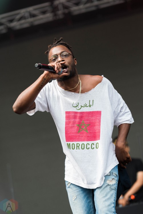 Isaiah Rashad performs at Pitchfork Festival in Chicago on July 16, 2017. (Photo: Katie Kuropas/Aesthetic Magazine)