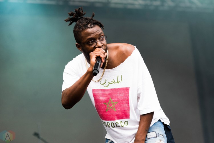 Isaiah Rashad performs at Pitchfork Festival in Chicago on July 16, 2017. (Photo: Katie Kuropas/Aesthetic Magazine)