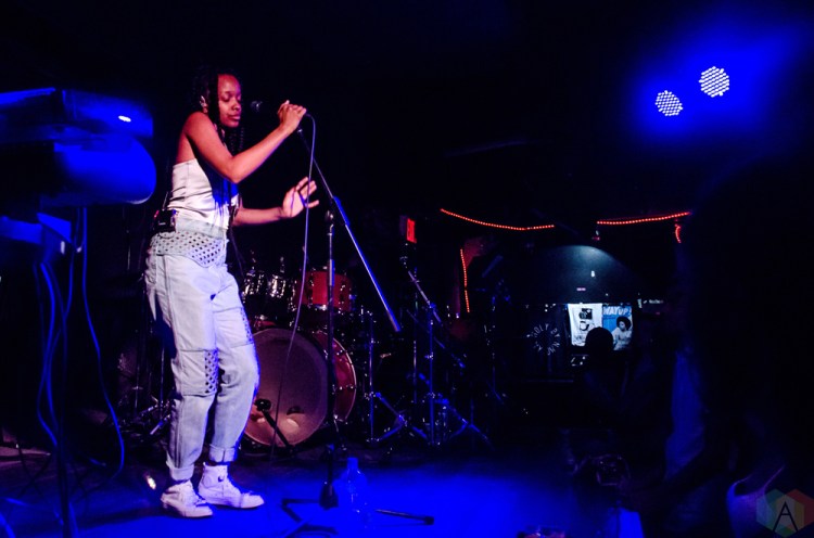 Jamila Woods performs at the Garrison in Toronto on July 21, 2017. (Photo: Morgan Harris/Aesthetic Magazine)