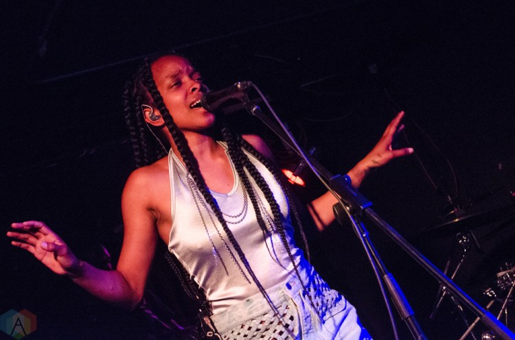 Jamila Woods performs at the Garrison in Toronto on July 21, 2017. (Photo: Morgan Harris/Aesthetic Magazine)