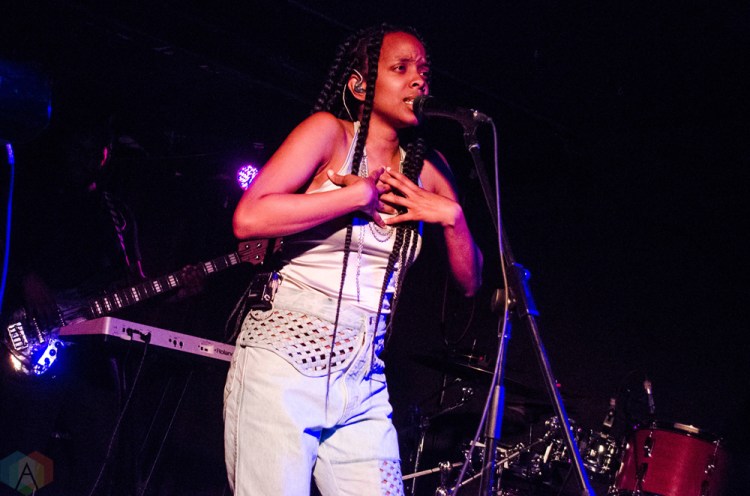 Jamila Woods performs at the Garrison in Toronto on July 21, 2017. (Photo: Morgan Harris/Aesthetic Magazine)