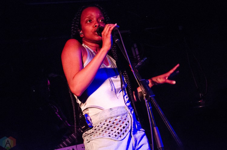 Jamila Woods performs at the Garrison in Toronto on July 21, 2017. (Photo: Morgan Harris/Aesthetic Magazine)