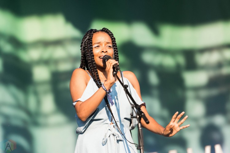 Jamila Woods performs at Pitchfork Festival in Chicago on July 16, 2017. (Photo: Katie Kuropas/Aesthetic Magazine)