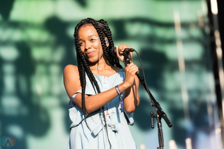Jamila Woods performs at Pitchfork Festival in Chicago on July 16, 2017. (Photo: Katie Kuropas/Aesthetic Magazine)