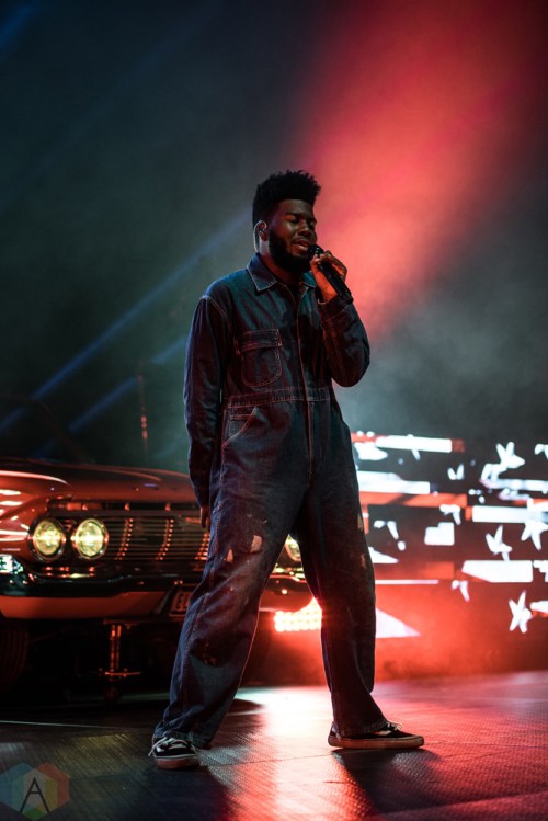Khalid performs at PNE Forum in Vancouver on July 13, 2017. (Photo: Quinn Middleton/Aesthetic Magazine)